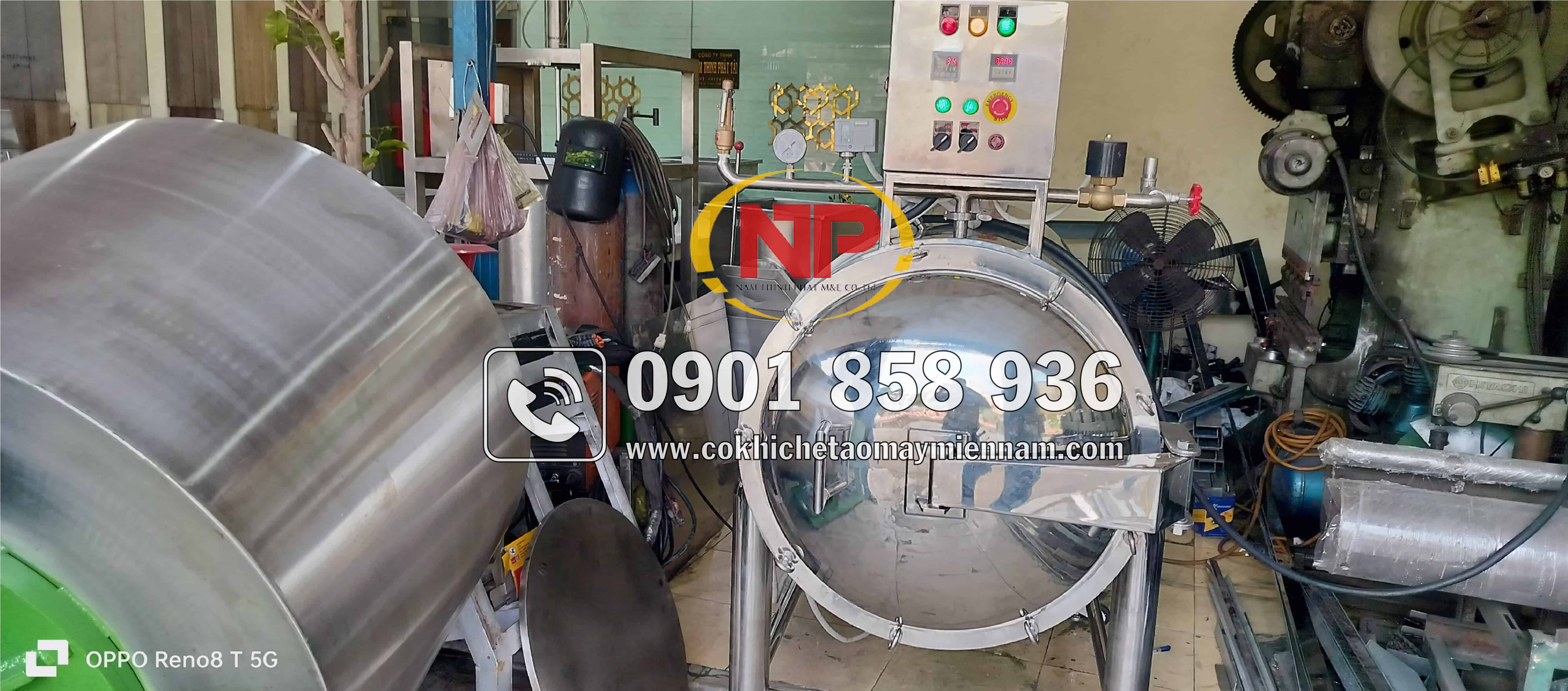 Sản xuất nồi hấp tiệt trùng chất lượng