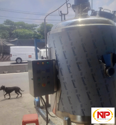 Nồi áp xuất  cánh khuấy  1300l