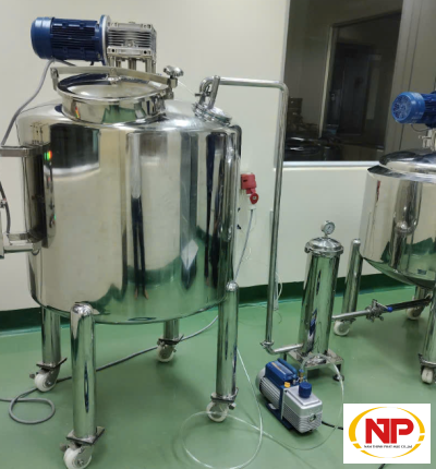 Nồi nấu cánh  khuấy  gia nhiệt