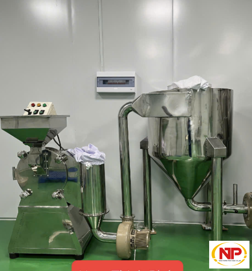 Máy nghiền có silo 