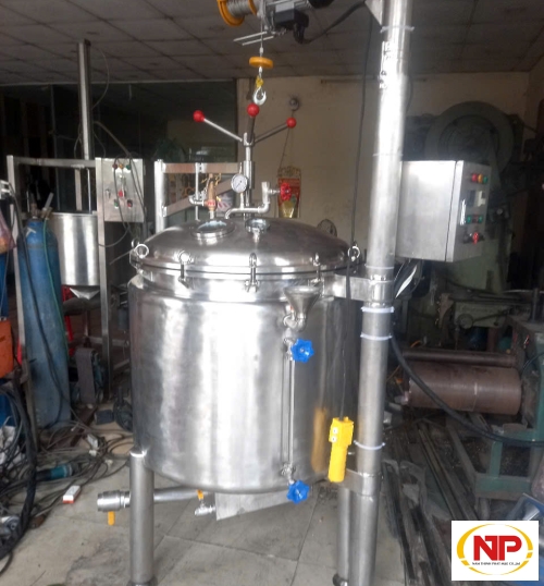 Nồi áp xuất 200 lit công nghiệp-Nồi áp xuất  thực phẩm công nghiệp