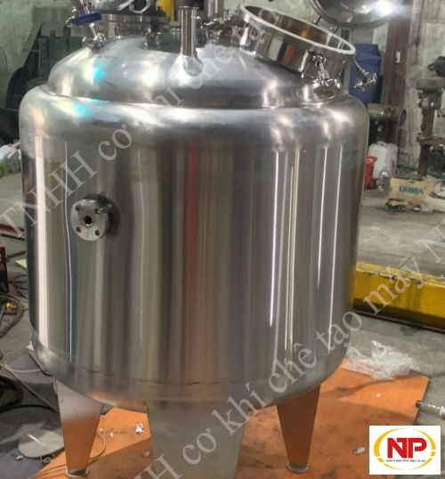 bồn cánh khuấy gia nhiệt  120lit