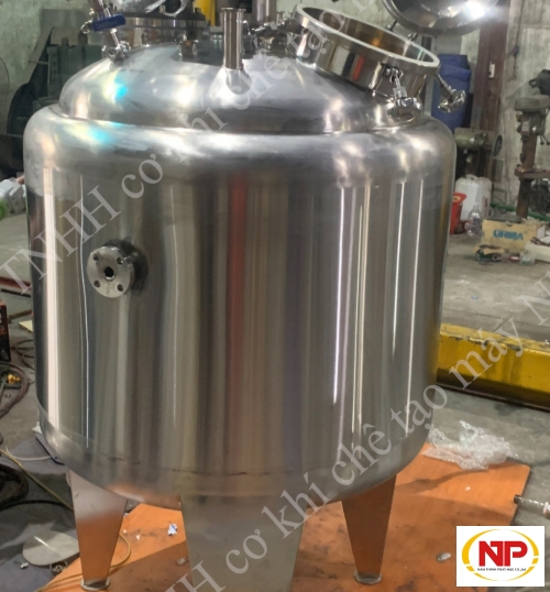 Bồn nấu gia nhiệt thực phẩm cánh khuấy