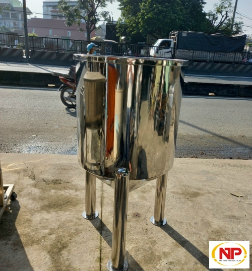 Bồn nấu gia nhiệt thực phẩm cánh khuấy