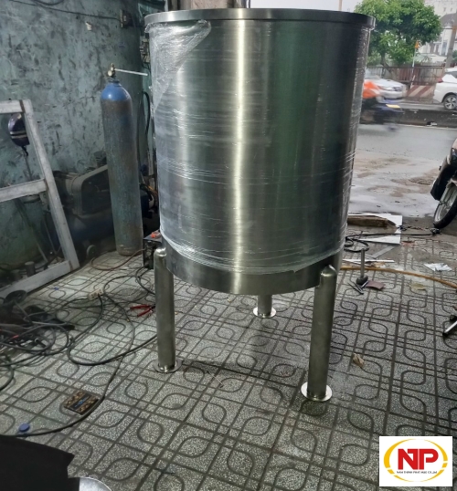 Bồn nấu gia nhiệt thực phẩm cánh khuấy
