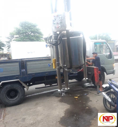 Bồn nấu gia nhiệt thực phẩm cánh khuấy